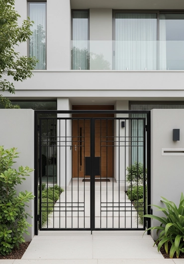 Modern Minimalist Gate
